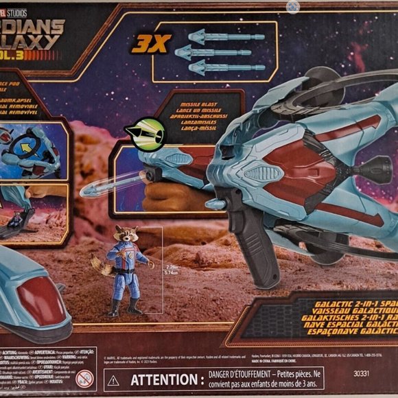 Marvel Guardians of The Galaxy Vol 3 Galactic Spaceship Blaster Epic Heroes - Picture 4 of 4